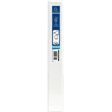 Classeur personnalisable KREACOVER format A4+, 4 anneaux diamètre 30 mm, blanc