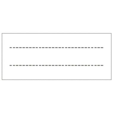 Paquet de 100 étiquettes pour protège-cahiers, format 2,5 x 6 cm