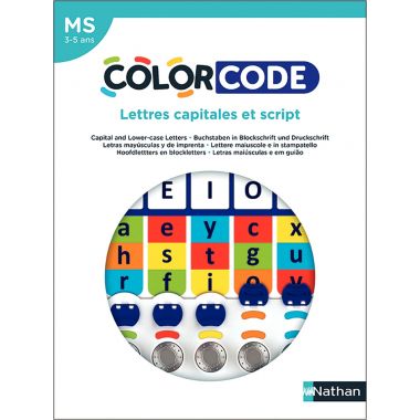 COLORCODE lettres capitales et script