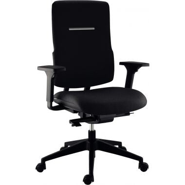 Siège manager Erga avec translation d'assise noir