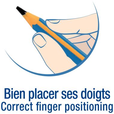 Boîte de 12 crayons graphite apprentissage HB bleu