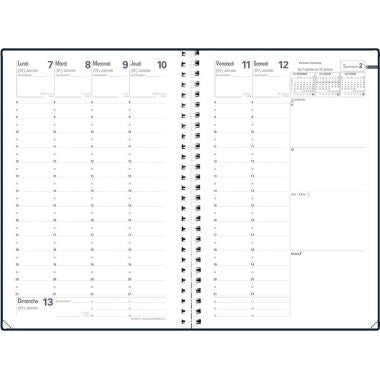 Agenda semainier Oslo 16x24cm bandes