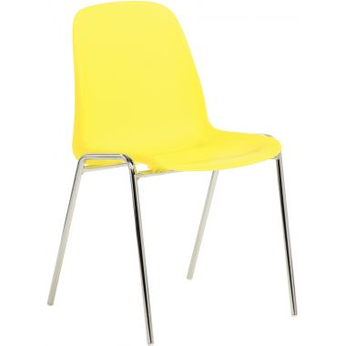Chaise Charlotte givrée jaune