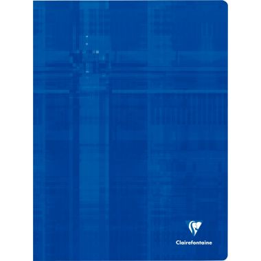 Piqûre 144 pages CLAIREFONTAINE, format 24x32 cm, seyès, papier 90g