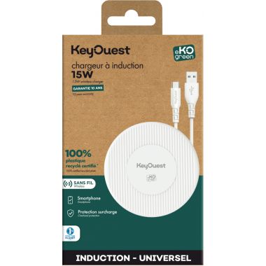 Chargeur induction 15W blanc
