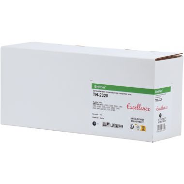 Excellence toner laser noir haute capacité compatible Brother TN2320