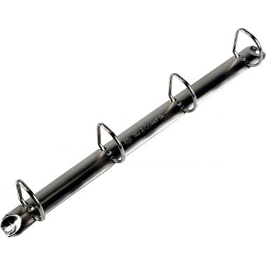 Classeur personnalisable KREACOVER format A4+, 4 anneaux diamètre 25 mm, blanc