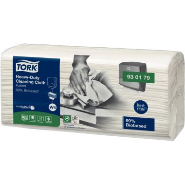 Paquet de 105 chiffons de nettoyage blancs biosourcés