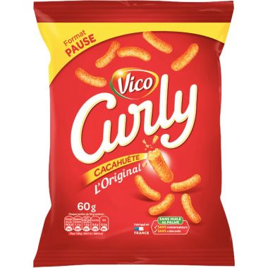 Paquet CURLY cacahuète 60g