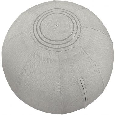 Ballon d'assise ergonomique gris