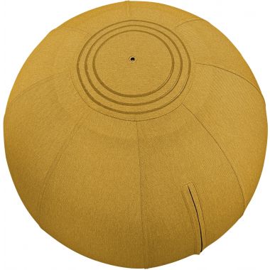 Ballon d'assise ergonomique jaune safran
