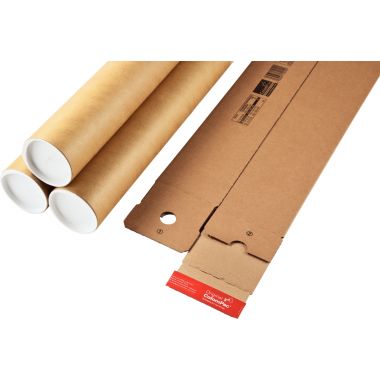Paquet de 10 tubes d'expédition 100,8x10,8x10,8cm