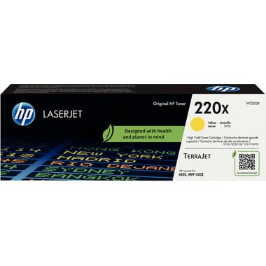 HP 220X toner jaune grande capacité authentique (W2202X)