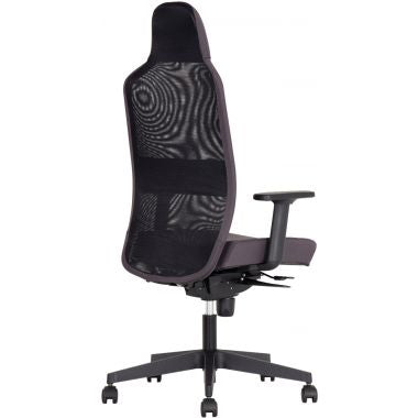 Fauteuil Cool On dossier noir/assise gris