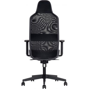 Fauteuil Cool On dossier noir/assise gris
