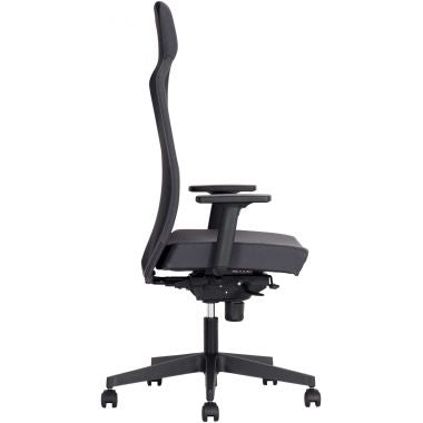 Fauteuil Cool On dossier noir/assise gris