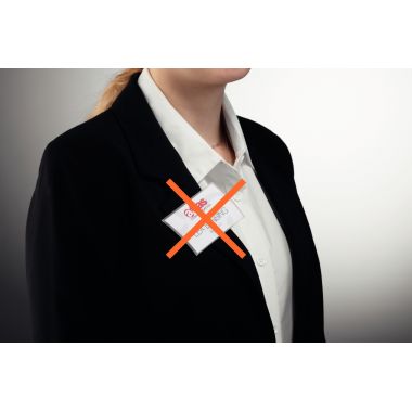 Boîte de 10 badges pliables Click Fold fixation aimant