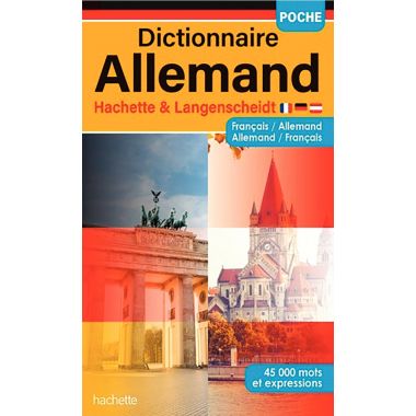 Dictionnaire de poche allemand hachette & langenscheidt, Français/allemand, allemand/Français