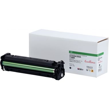 Excellence cartouche laser noire compatible Canon 718 et HP 304A (CC530A)
