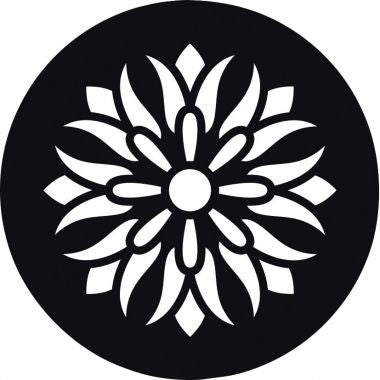 Lot de 12 pochoirs ronds Mandala