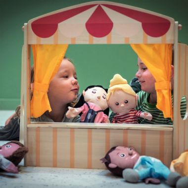Théâtre de marionnettes de table