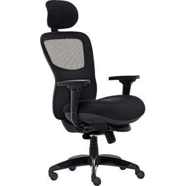 Fauteuil Nardo 24h avec tétière noir