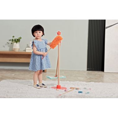 Kit de nettoyage en bois, 6 pièces