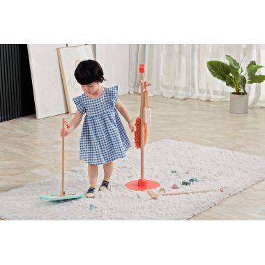 Kit de nettoyage en bois, 6 pièces