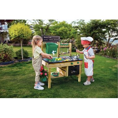 Hape - Cuisine d'extérieur en bois - E3193