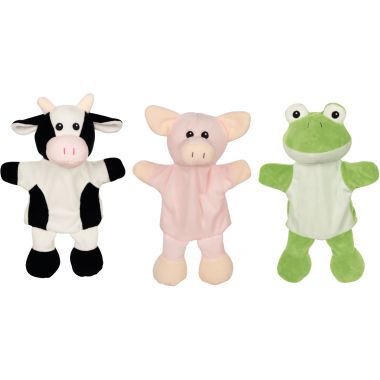 Lot de 6 marionnettes animaux à pattes