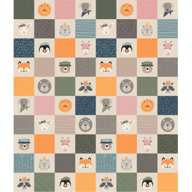Grand tapis pliable en mousse recto/verso