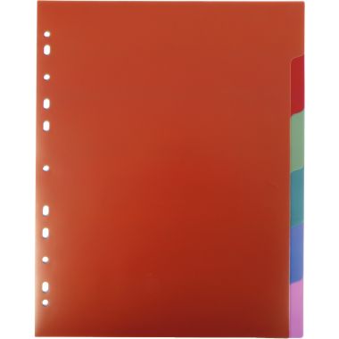 Jeu de 6 intercalaires en polypropylène COLOR FRESH, format A4+