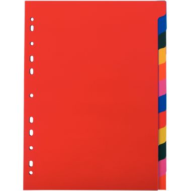 Jeu de 12 intercalaires en polypropylène 30/100ème, format A4