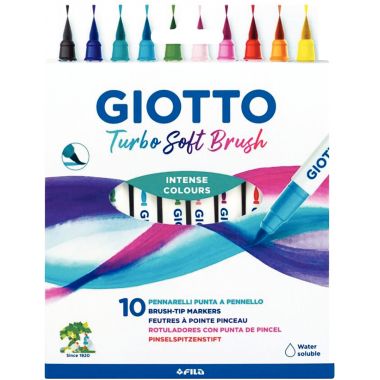Etui de 10 feutres Soft Brush assortis