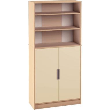 Lot de 2 grandes portes 2/3 beiges