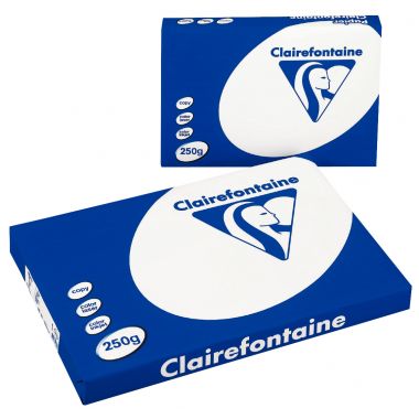 Paquet de 125 feuilles format A3 250g blanc CLAIRALFA