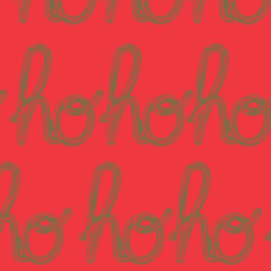 Rouleau papier cadeau 50x0.70m Hohoho rouge