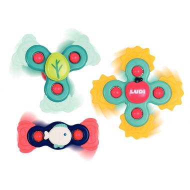 Baby spinners à ventouse, 3 pièces