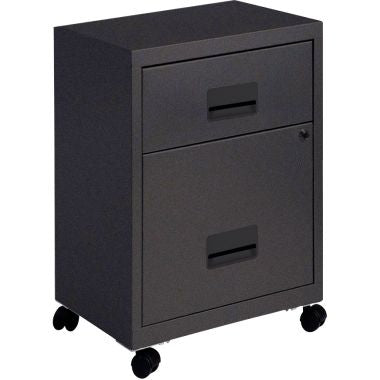 Caisson mobile économique en métal 2 tiroirs Anthracite