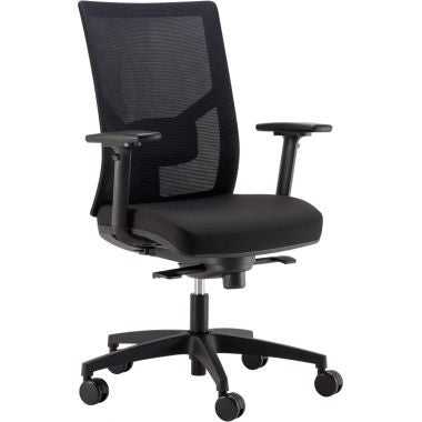 Fauteuil Eleganze dos noir/assise noir