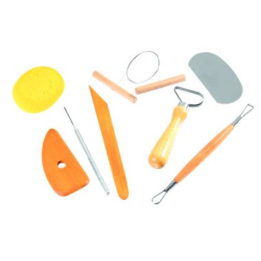 Kit du potier 8 outils indispensables à l'initiation au modelage