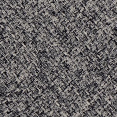 Fauteuil Eleganze avec tétière dos noir/assise gris