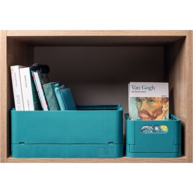 Bac pliable mini bleu pacifique