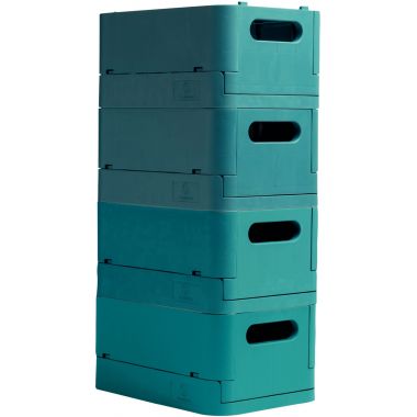 Bac pliable mini bleu pacifique