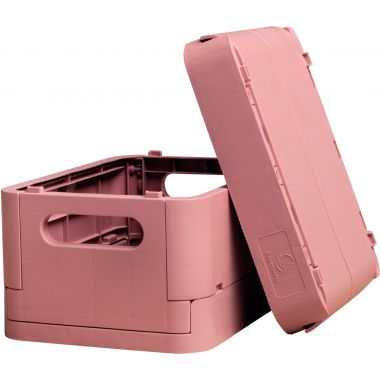 Bac pliable mini vieux rose