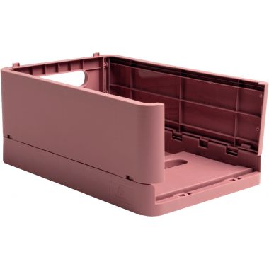 Bac pliable mini vieux rose