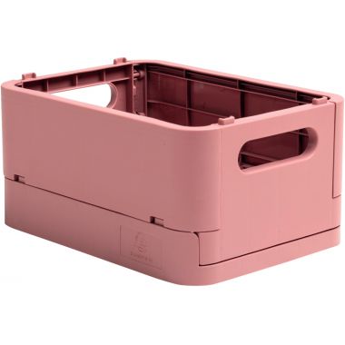 Bac pliable mini vieux rose