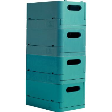 Bac pliable maxi bleu pacifique