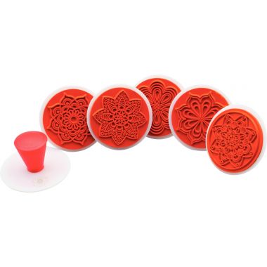 Lot de 6 tampons mandala à colorier