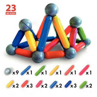 Boite de 24 fiches d'activités pour le jeu magnétique 54218